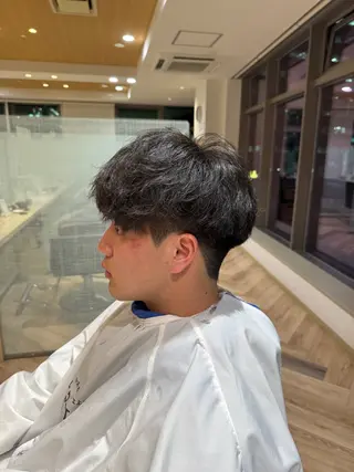 ショート メンズ メンズ特化/ センターパート/八谷のヘアスタイル