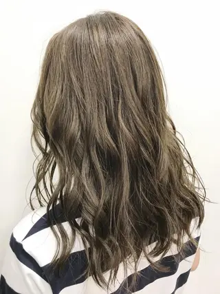 セミロング カラー 池田 雄太 ✨美髪縮毛矯正✨のヘアスタイル