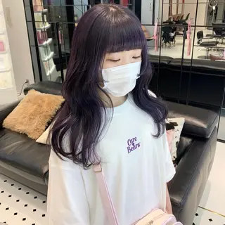 セミロング ハッシュカット/ハイ トーン/MANAMIのヘアスタイル
