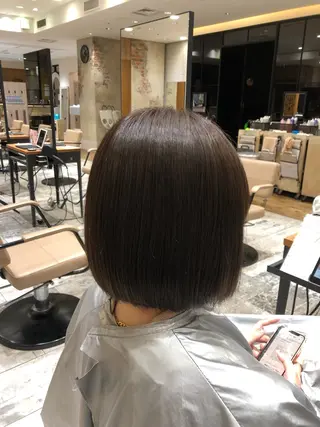 ミディアム 新宿/透明感カラー/ 髪質改善/早野大空のヘアスタイル
