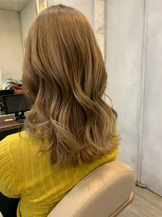 セミロング number天王寺 スタイリストほたるのヘアスタイル