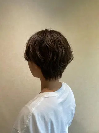 ショート カラー ヘアアレンジ 柳井 準平のヘアスタイル