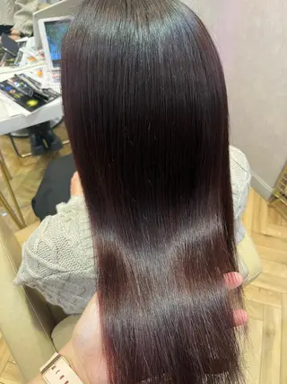 ロング 韓国🎀レイヤー/艶 髪/縮毛矯正/ユリナのヘアスタイル