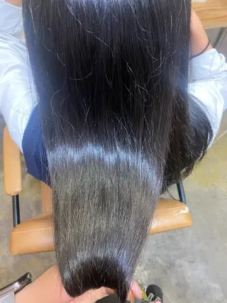 ロング カラー ブリーチカラーと、髪 質改善。HARUKAのヘアスタイル