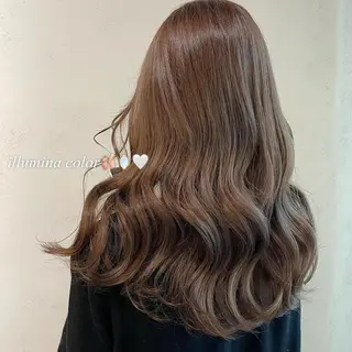 カラー ヘアアレンジ 𝙢𝙞𝙮𝙪🎀 girly hairのヘアスタイル
