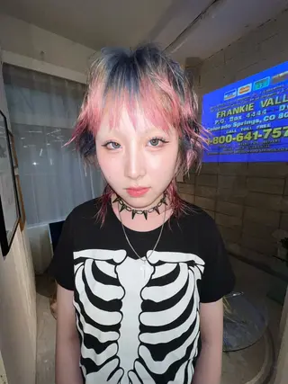 ミディアム カラー haco＋所属・圧倒的デザイン力 店長🎨RENAのヘアスタイル