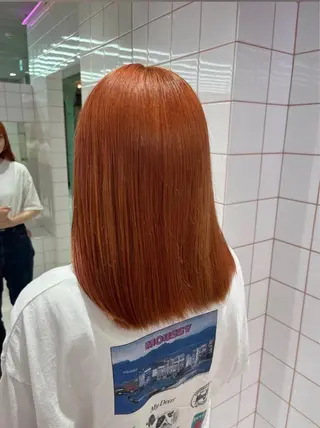 セミロング カラー 廣瀬双葉 トップスタイリストのヘアスタイル