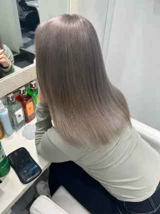 ミディアム カラー Lapis 池袋店所属・MASHIRO 🩵Lapis池袋店のヘアスタイル