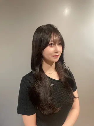 ロング 髪質改善×透明感× 艶髪🥀HIYORIのヘアスタイル