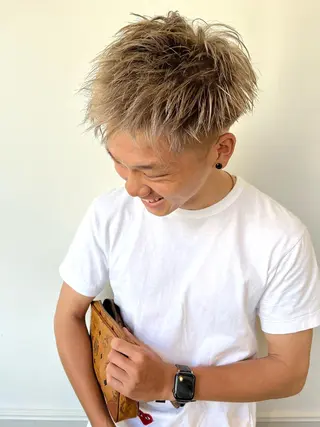 ショート タナカ レイのヘアスタイル