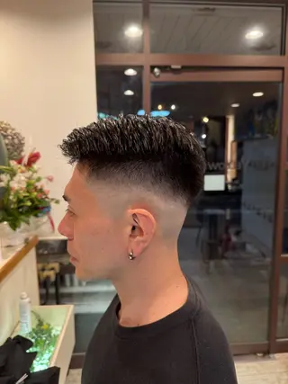 ショート メンズカット、パーマ ✄﻿杉山来輝金沢文庫のヘアスタイル