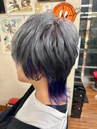 ミディアム カラー メンズ fuwat所属・take .のヘアスタイル