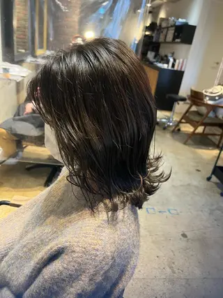 カラー 吉沢遣人/レイヤー 艶カラー/パーマのヘアスタイル