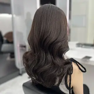 カラー ヘアアレンジ ロング 🫧柔らか透明感🫧 大人っぽヘア🛁🫧のヘアスタイル