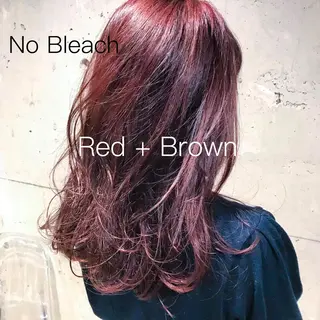 セミロング カラー ヘアアレンジ TONE所属・透明感カラー/ 韓国ヘア/縮毛矯正のヘアスタイル