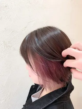 ショート カラー 髪質改善色素改善特化 keiのヘアスタイル