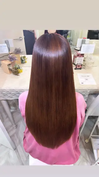 ロング Happiness王寺所属・髪質改善カラー 🫧萩原のヘアスタイル