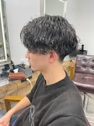 ショート パーマ ヘアアレンジ メンズ 🔥メンズ特化🔥 木村 祐太のヘアスタイル