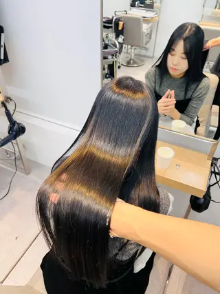ロング 髪質改善/艶カラー /谷奥甲太のヘアスタイル