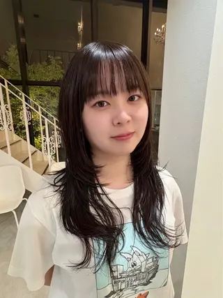 セミロング juve.別府店所属・ショート/ボブ ハイライト/Lucaのヘアスタイル