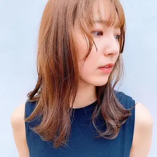 ロング カラー CODE.LINE所属・中川 竜誠のヘアスタイル