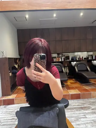 カラー 平居 舞白のヘアスタイル