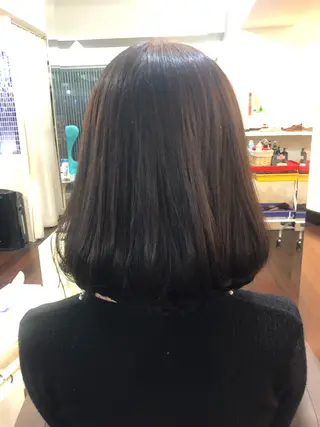 ミディアム 菅 翔太のヘアスタイル