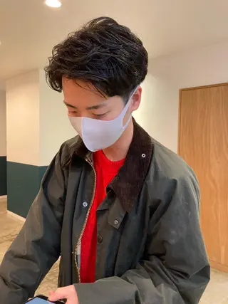 メンズ 高山 鳳成のヘアスタイル