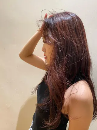 ロング カラー C-LOOP UNITED ATELIER所属・阿南 結実のヘアスタイル