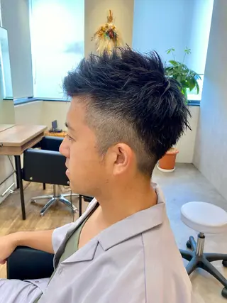 メンズ well高崎上大類店所属・well高崎上大類町 /湯浅泳作のヘアスタイル