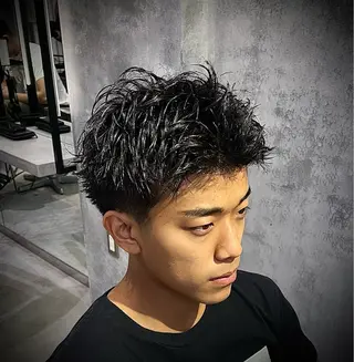 ショート メンズ 🔥特殊パーマ🔥 歩夢のヘアスタイル