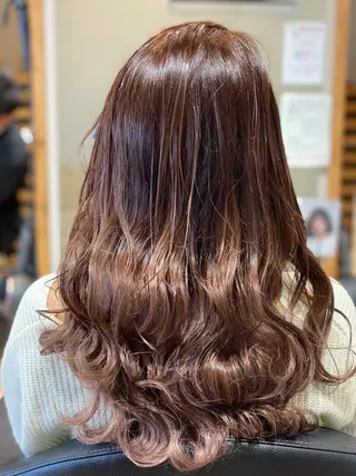 ロング カラー 関口 友行のヘアスタイル