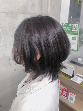 ミディアム カラー MeL 横浜/ ＭＩＨＯのヘアスタイル