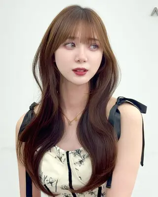 ロング カラー 韓国ヘア　紗希 🦋のヘアスタイル