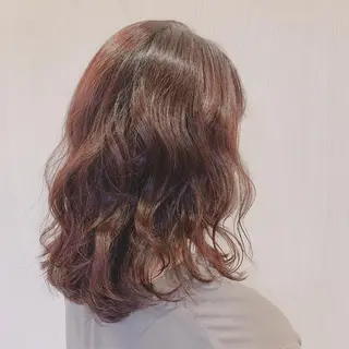 ミディアム 🌷L'oeuf 【ﾙﾌ】ホシカワ🌷のヘアスタイル