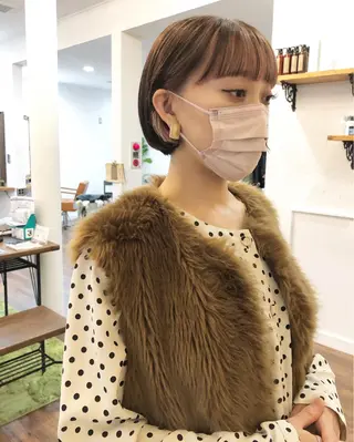 ショート 江原 彩華のヘアスタイル