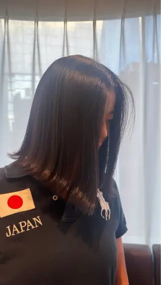 セミロング 新宿三丁目💜 空陽💙のヘアスタイル
