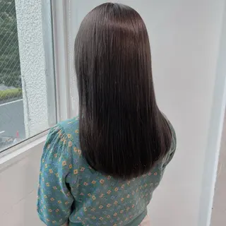 ロング カラー 柔らかブラウン🧸 韓国レイヤー🕊️のヘアスタイル