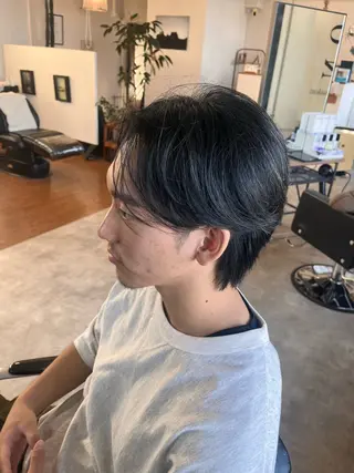 ショート カラー メンズ BATON.藤崎翔 /西大分/アイブロウのヘアスタイル