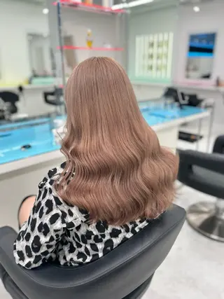 ロング カラー ダメージレスハイ トーン💖kanonのヘアスタイル