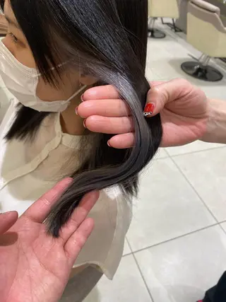 カラー 吹田 駿 髪質改善縮毛矯正のヘアスタイル