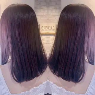 ミディアム カラー 韓国🇰🇷 ✂︎hair 内田愛のヘアスタイル