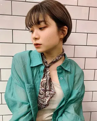 ショート ハイトーン 🌷ハルミ🌷のヘアスタイル