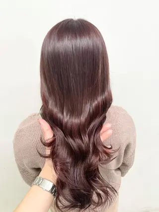 セミロング カラー 🩵ハイトーン 美咲🩵のヘアスタイル