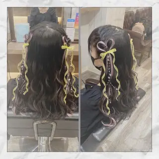 ロング ヘアアレンジ ヘアセット/着付け 𓇼 松本 夏美𓇼のヘアスタイル