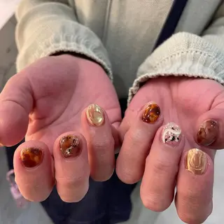 ネイル 栗田 ゆう子のネイルデザイン