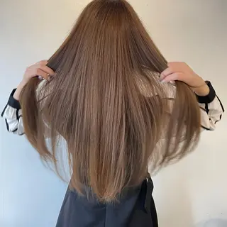 ロング カラー h a k u 大倉 卓人のヘアスタイル