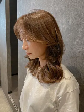 セミロング saho .のヘアスタイル