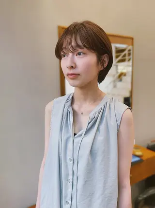 ショート tete nico所属・似合わせ/ヘアカラー nanami🌸のヘアスタイル