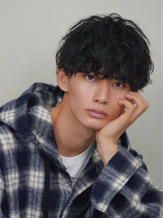 ショート パーマ メンズ 11.12月限定割引 fifth前比嘉💥のヘアスタイル